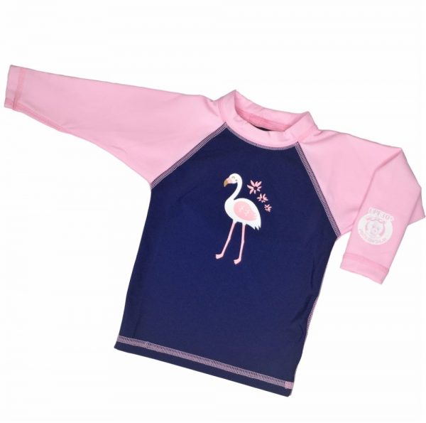 Playera Natación Grande 2 - 3 Años Flamingos