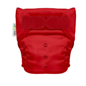 Pañal Unitalla Liso Velcro Rojo G4