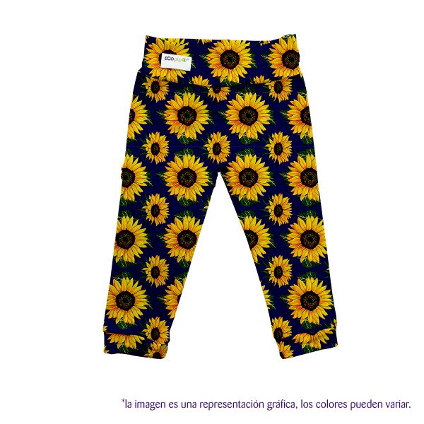 Leggings Extra Grande 4 a 6 años Girasoles