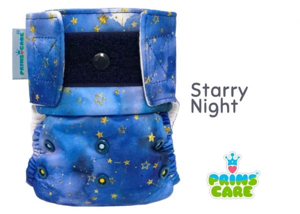 Pañal Unitalla Estampado Original Starry Night Velcro