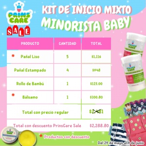 Kit Inicial Baby Mino Prins Care Sale