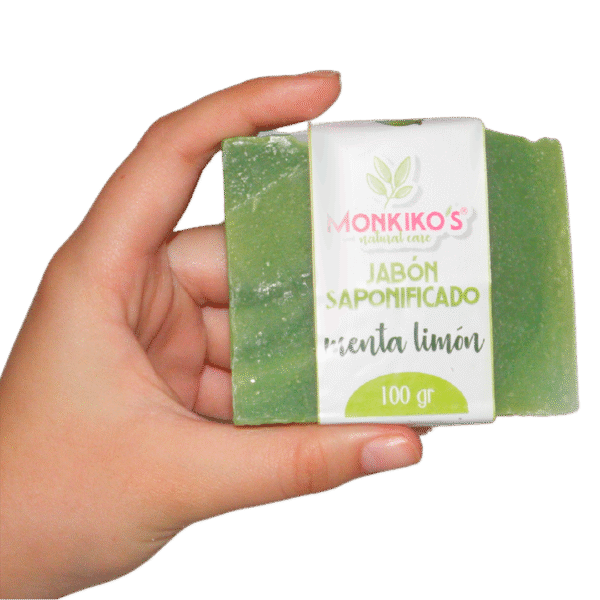 Jabón Saponificado Menta y Limón 100 G