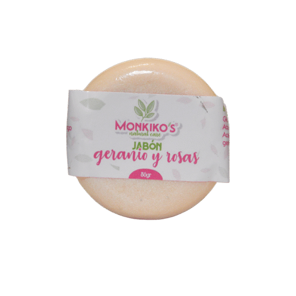 Jabón Geranios Y Rosas 80 g