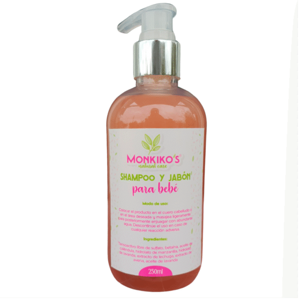 Shampoo Y Jabón Para Bebé En Envase Pet 250 g
