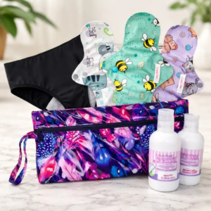 Kit Primera Menstruación Teen Calzón + Toallas Reutilizables